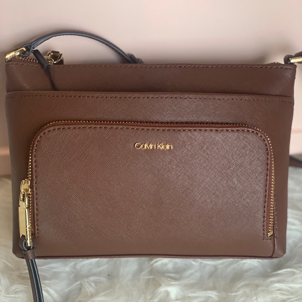 Calvin Klein Dark Brown Lily Crossbody